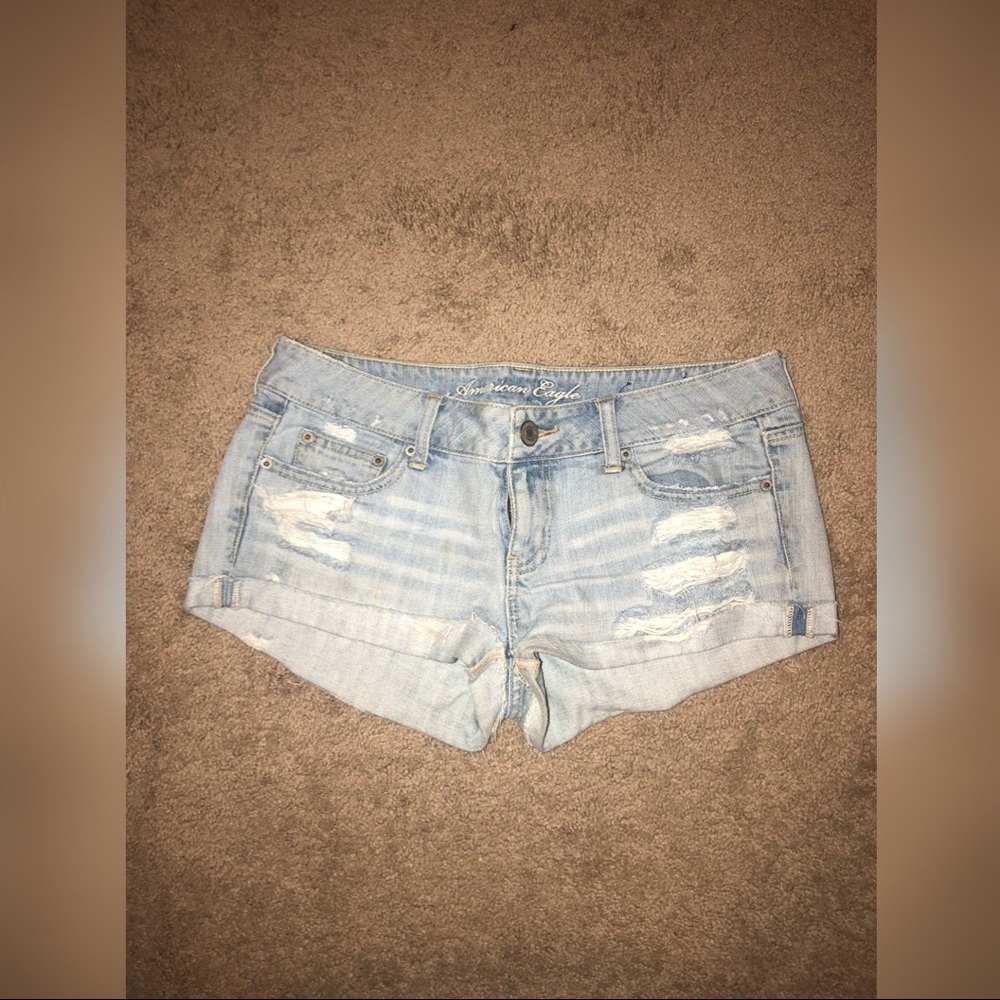 american eagle jean shorts